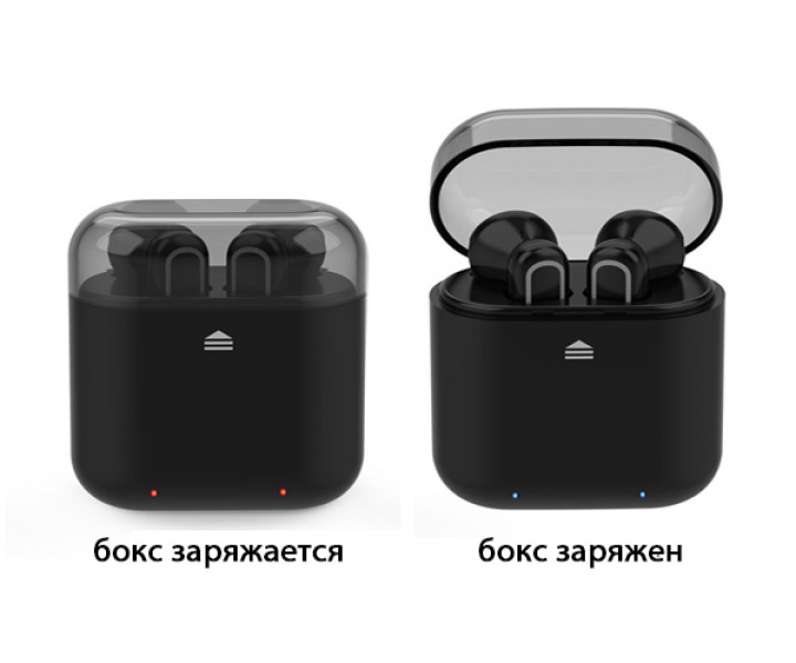 Наушники Dual Mini Сharging Box Black